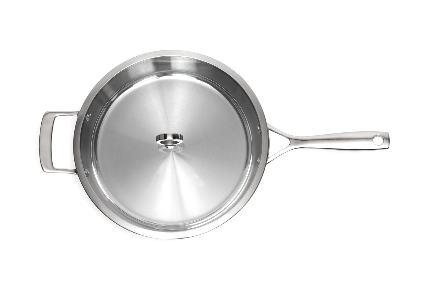 Laden Sie das Bild in den Galerie-Viewer, Padella con nucleo in rame non rivestita
