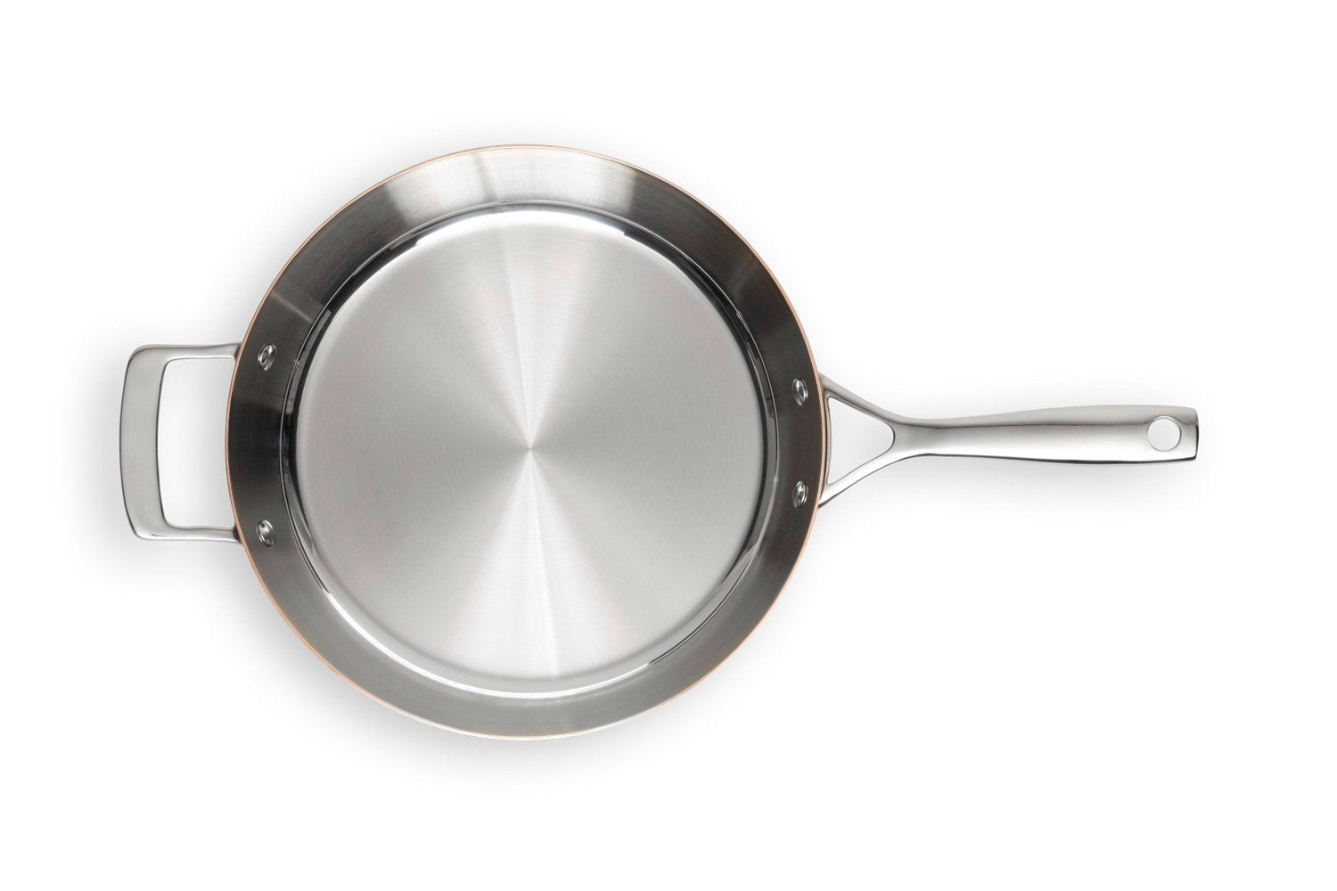 Laden Sie das Bild in den Galerie-Viewer, Padella con nucleo in rame non rivestita
