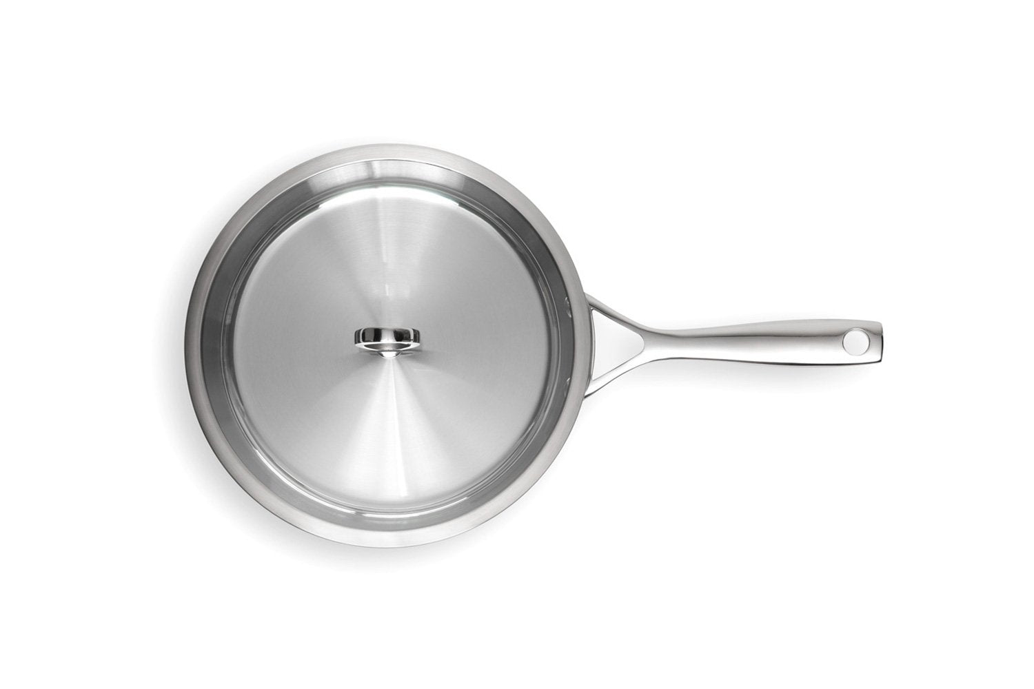 Laden Sie das Bild in den Galerie-Viewer, Padella con nucleo in rame non rivestita
