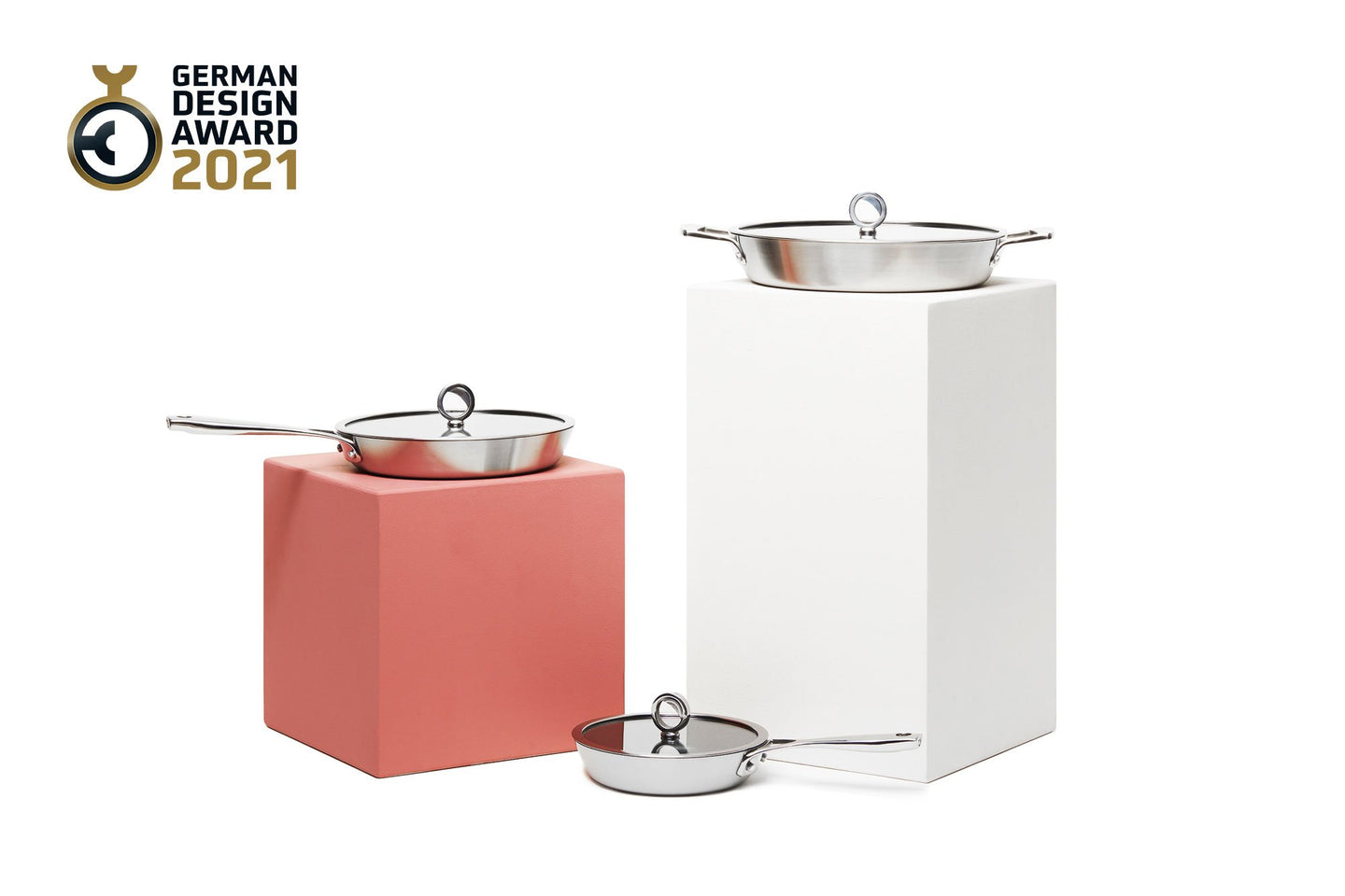 Padella con nucleo in rame rivestita